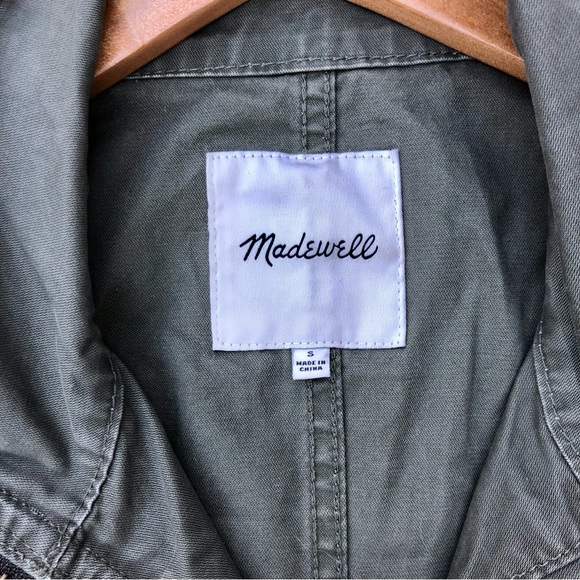 Madewell olive surplus jacket - Picture 4 of 10